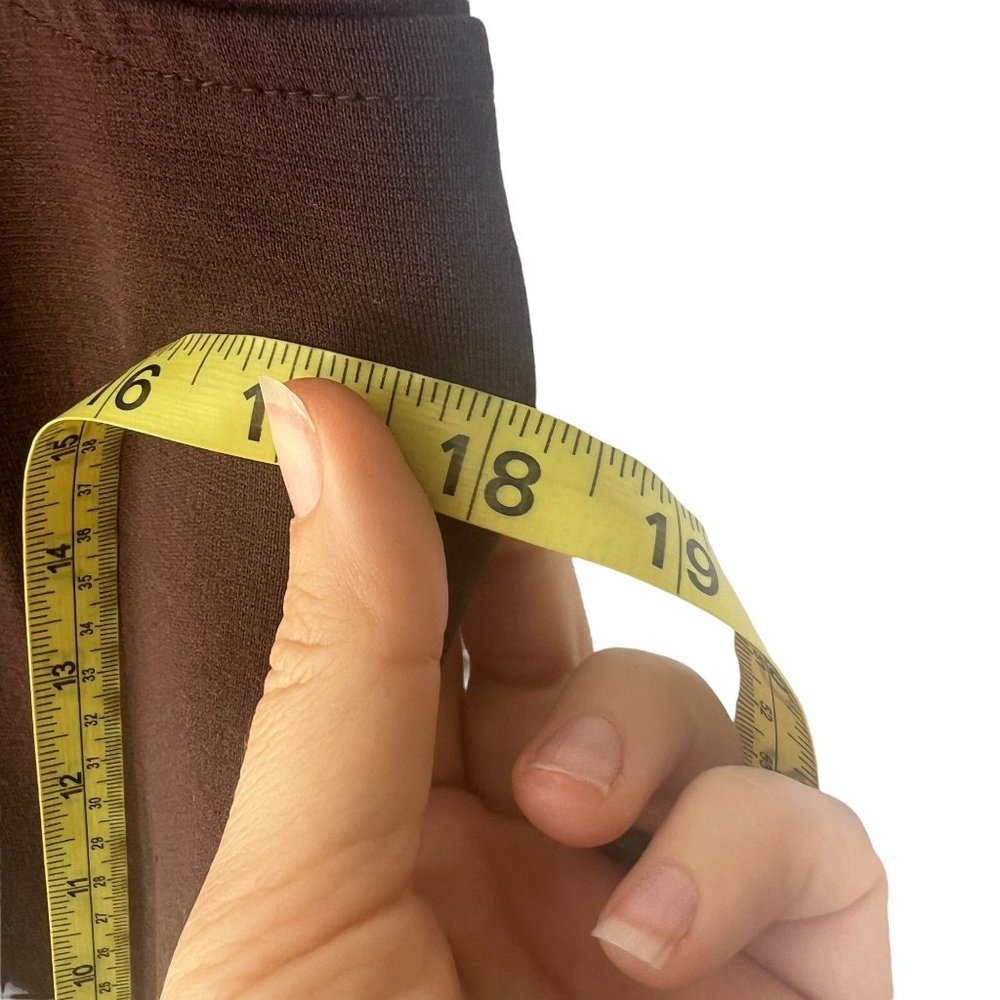 Vintage 70s Dark Brown High Rise Wide Leg Medium Tall - Picture 9 of 9